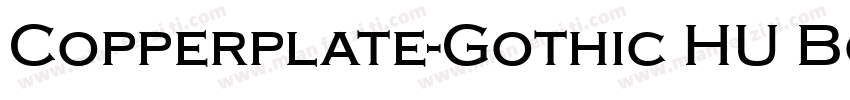Copperplate-Gothic HU Bold字体转换